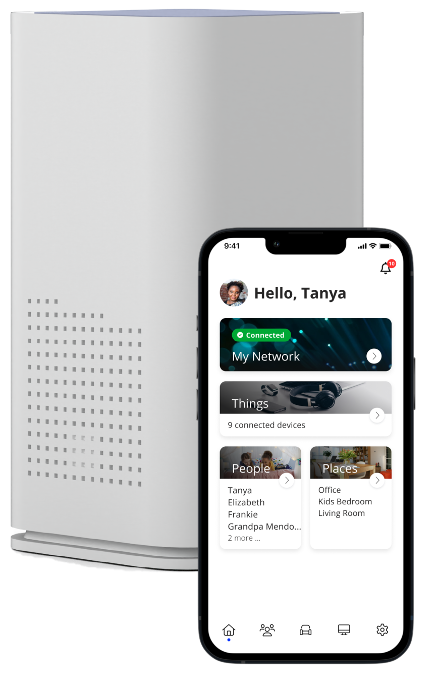 Gigaspire with WTC Connect Screen