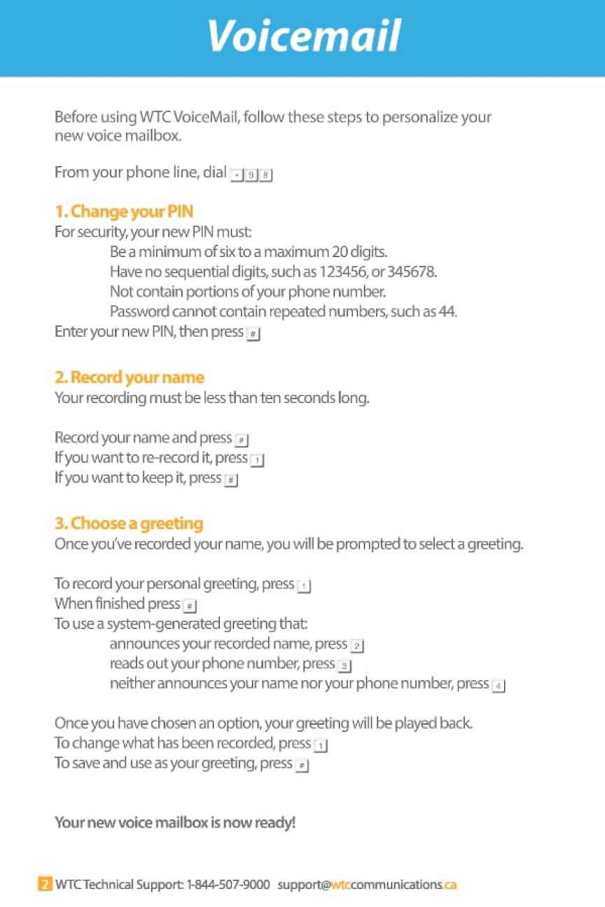 Voicemail Basics
