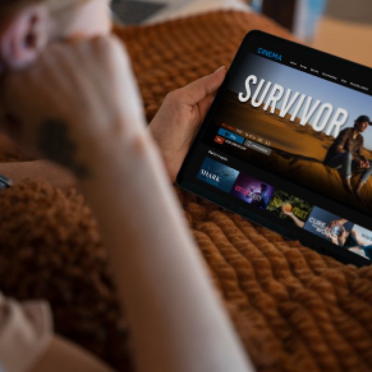 Watching a Show on Tablet Thumbnail