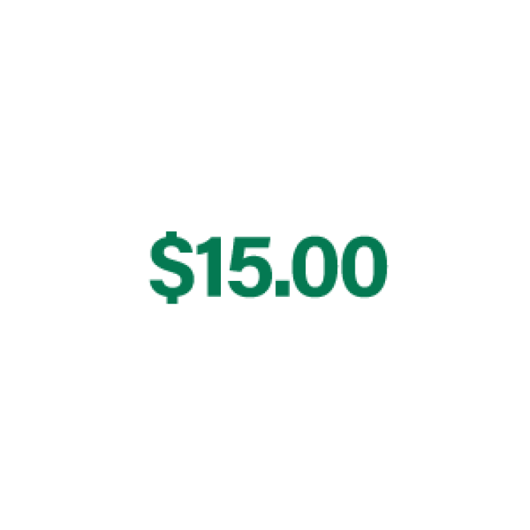 Fifteen Dollar Icon